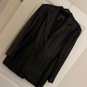 Terry Lewis Classic Luxuries Black Leather Jacket